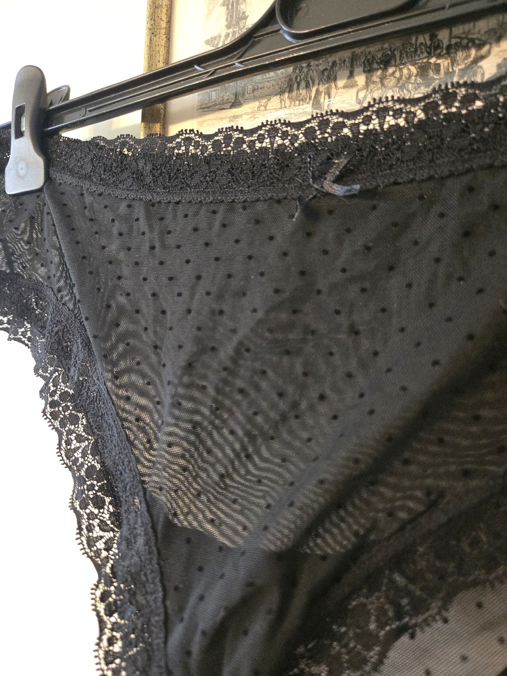 Altra biancheria intima: Gepunktetes Mesh-Panty, Grösse 42 – Usato da Dübendorf venduto da Timulka 1