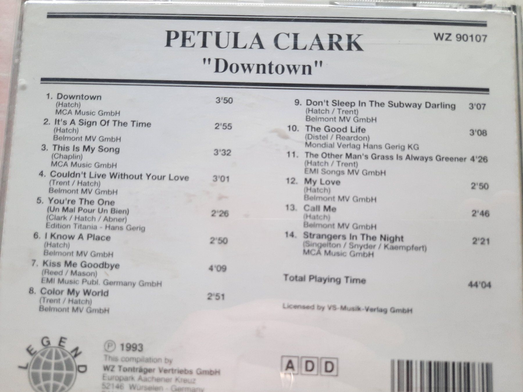 CD: CD Petula Clark - Downtown – Usato da Pully venduto da bro_n52j 2