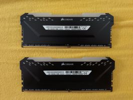 Corsair Vengeance RGB Pro 16 GB Kit (2x 8 GB), DDR4-3600 CL1