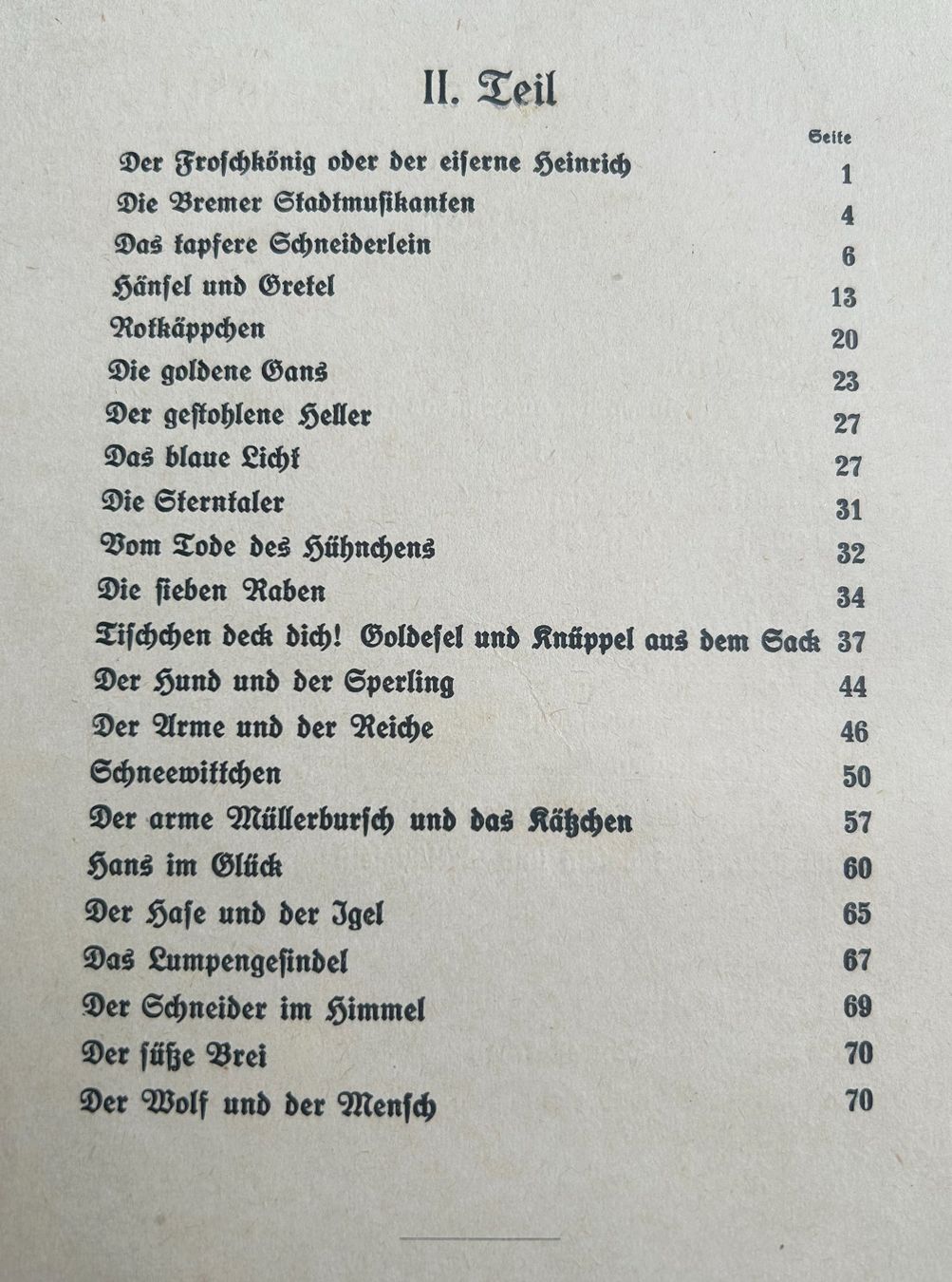 Libri: Jacob & Wilhelm Grimm // Kinder-Märchen – Usato da La Tour-de-Trême venduto da daspo 3