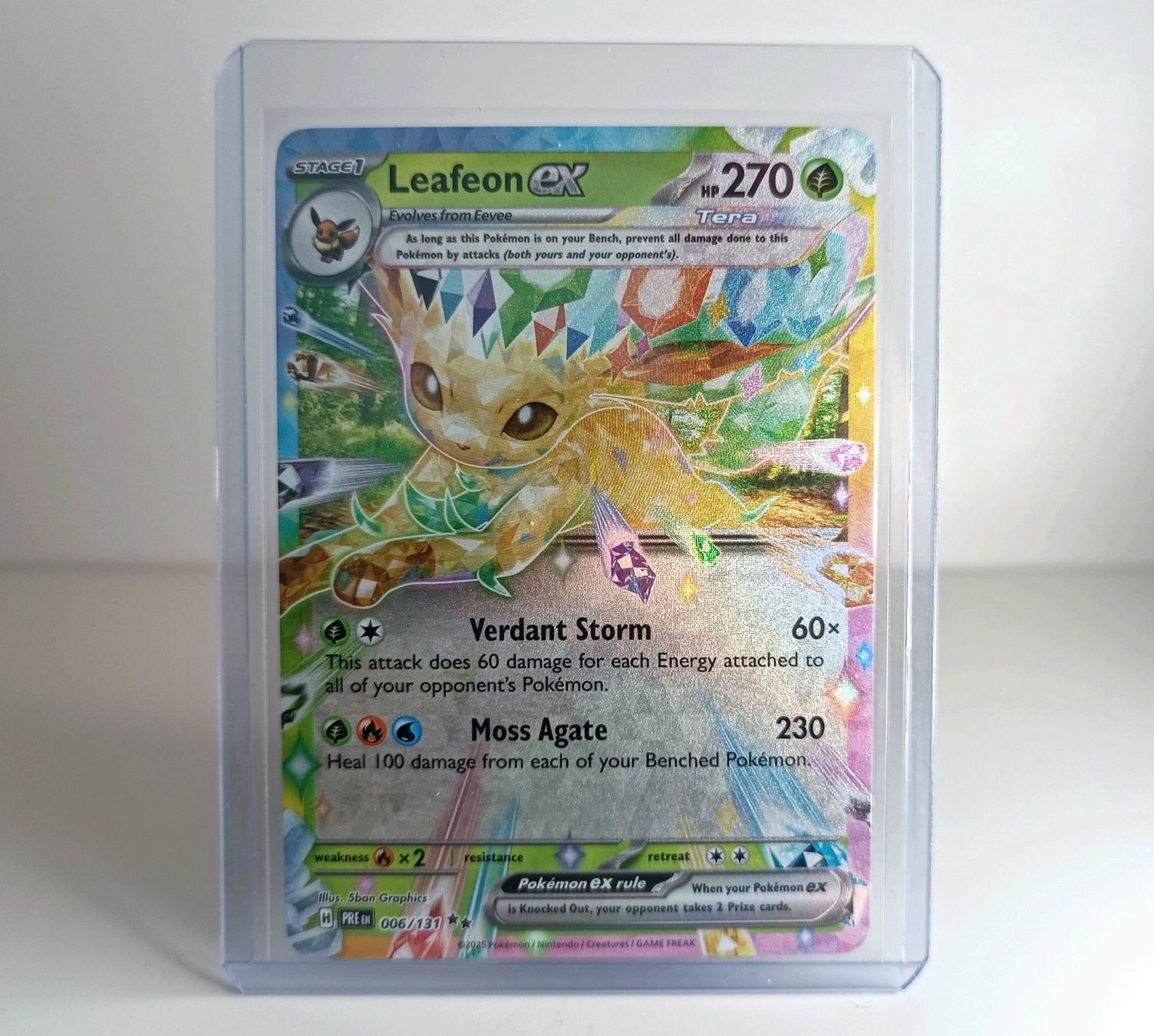 Pokémon Cartes à collectionner: Leafeon ex 006/131 pokemon Prismatic Evolutions EN – Neuf (Voir description) à Muraz (Collombey) par Carddealerswis