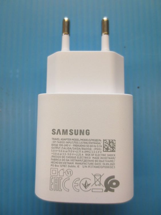 Original Samsung 25W Schnellladegerät inkl. USBC Ladekabel Kaufen