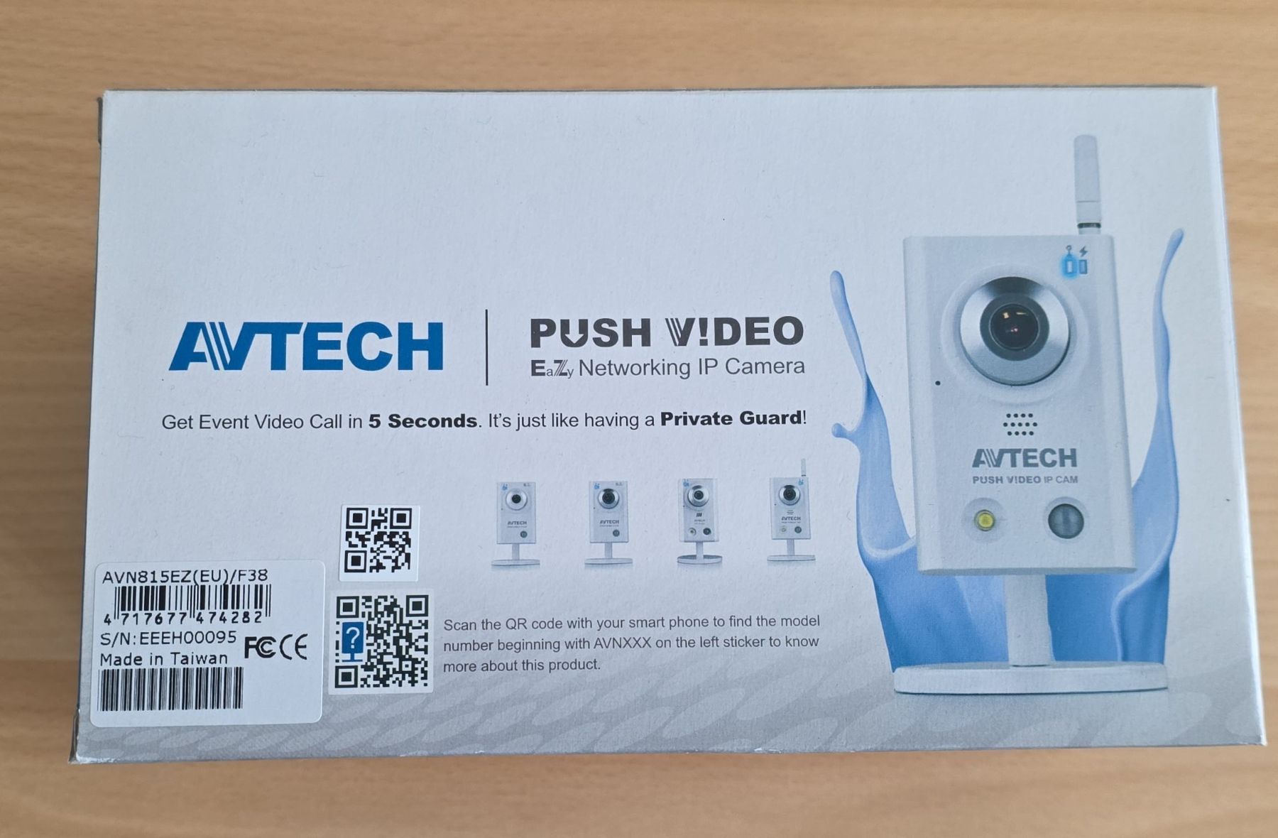 Videocamere: Caméra IP AVTECH AVN815EZ 1.3MP – Nuovo e nell'imballaggio originale da Grandcour venduto da elving