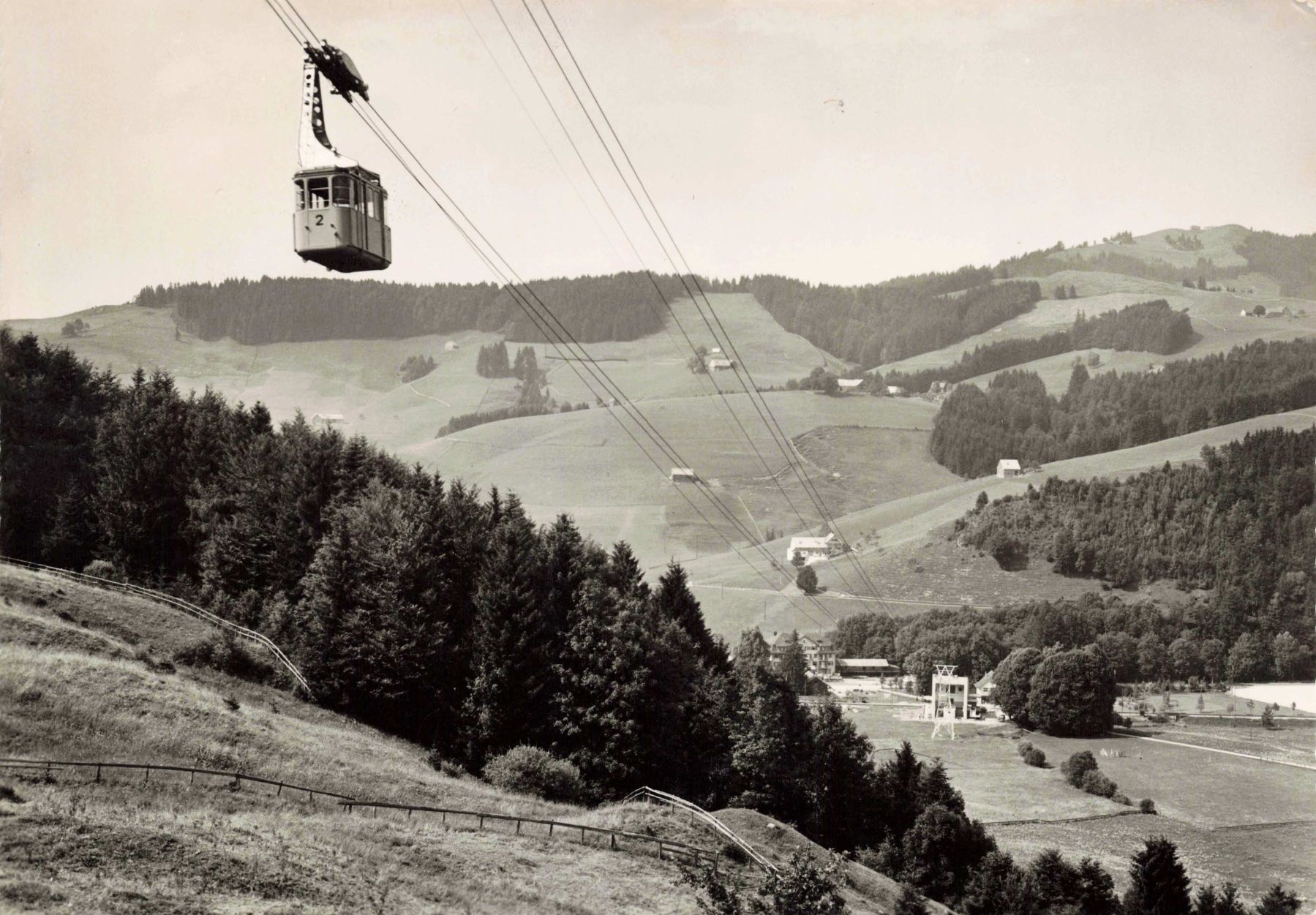 Ansichtskarten: Luftseibahn Gonten Gondelbahn G – Gebraucht aus Biasca von Blenio71