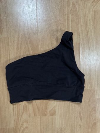 Lululemon Sport-BH schwarz asymmetrisch Grösse 8 