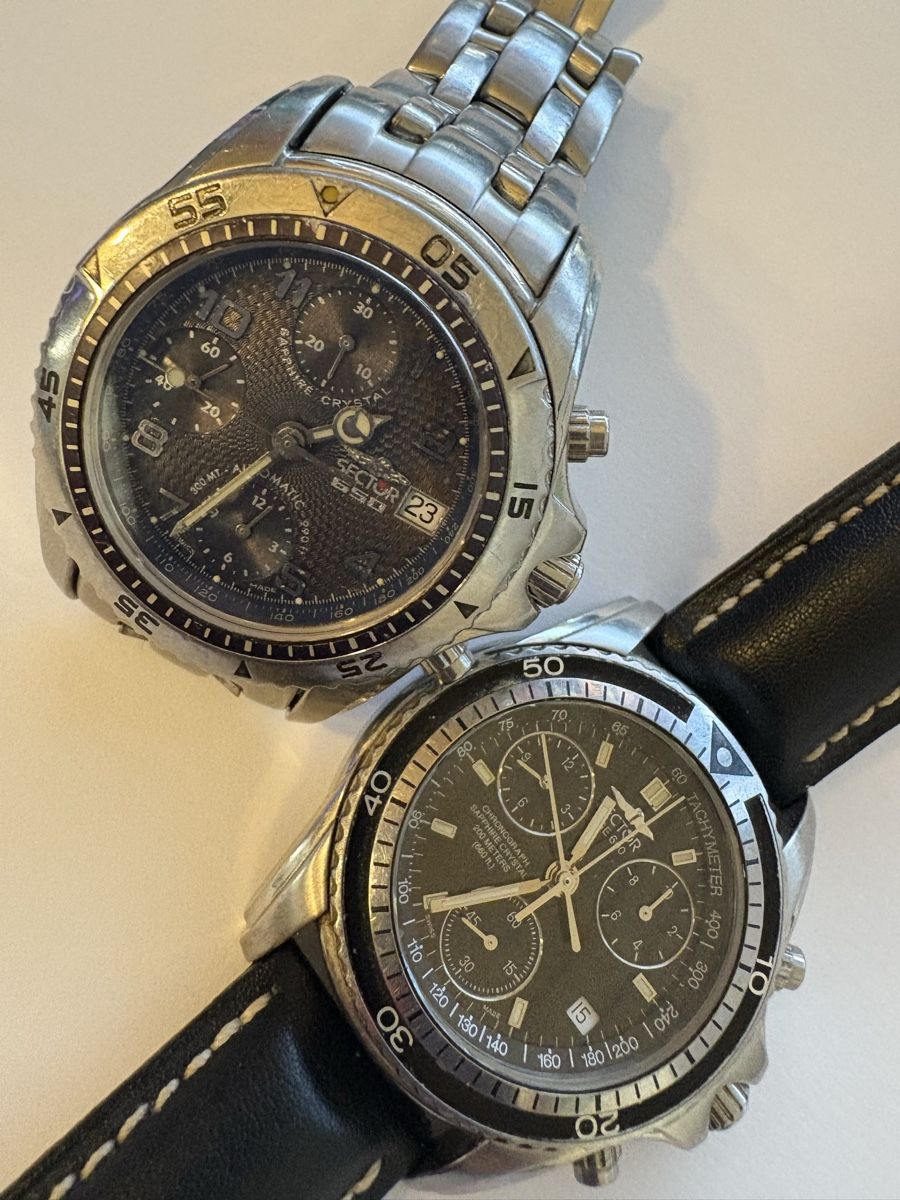 Sector Orologi: Sector 2 Automatik und Quartz  – Usato da Murten venduto da Tzaugg 2