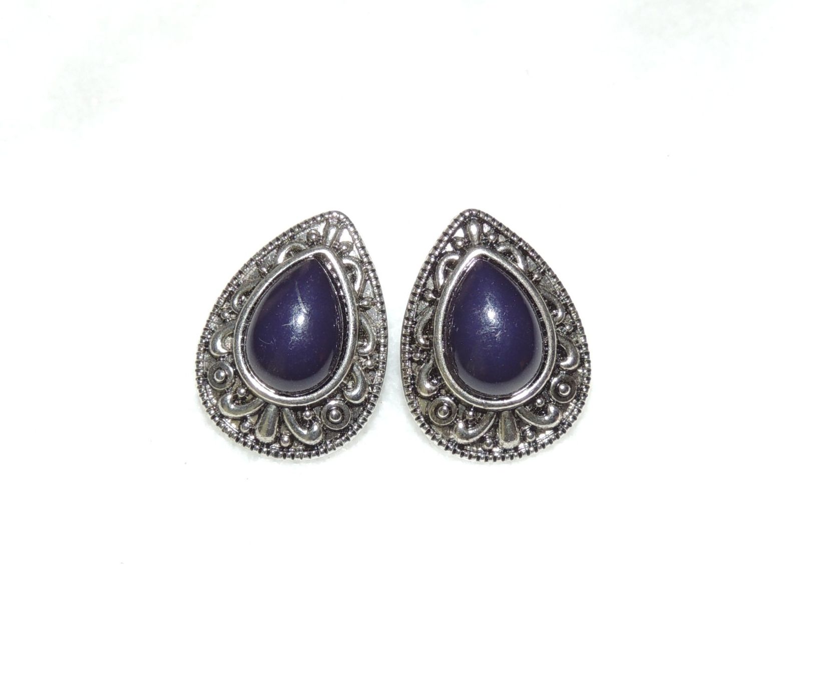 Orecchini pendenti & Orecchini a lobo: SCHÖNE OHRSTECKER "LAPISLAZULI & ALT-SILBER-OPTIK" NEU – Nuovo (secondo la descrizione) da Au ZH venduto da FashionConsultant 5