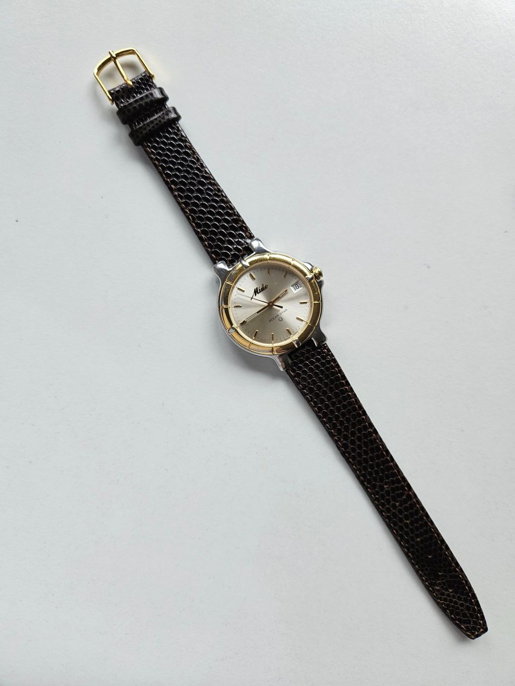 Mido Orologi: 312 Mido Ocean Star Date Quartz – Usato da Berikon venduto da mmm21 4