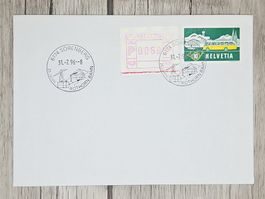 CL09 Enveloppe + Timbre Suisse 1996