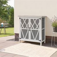 Gartenschrank NAYA aus Holz - Grösse M - 90x75x40cm