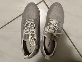 Herren Sneaker Sommerschuhe grau/weiss NEU