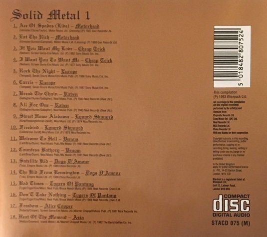CD: Solid Metal 1 – Usato da Grüningen venduto da azulgris 1