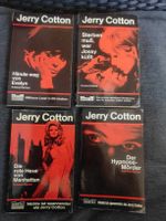 4 Jerry Cotton Kriminal-Romane u. ein G. Simeon Toman