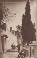 AK Brissago, Piazzale della Chiesa, 1917