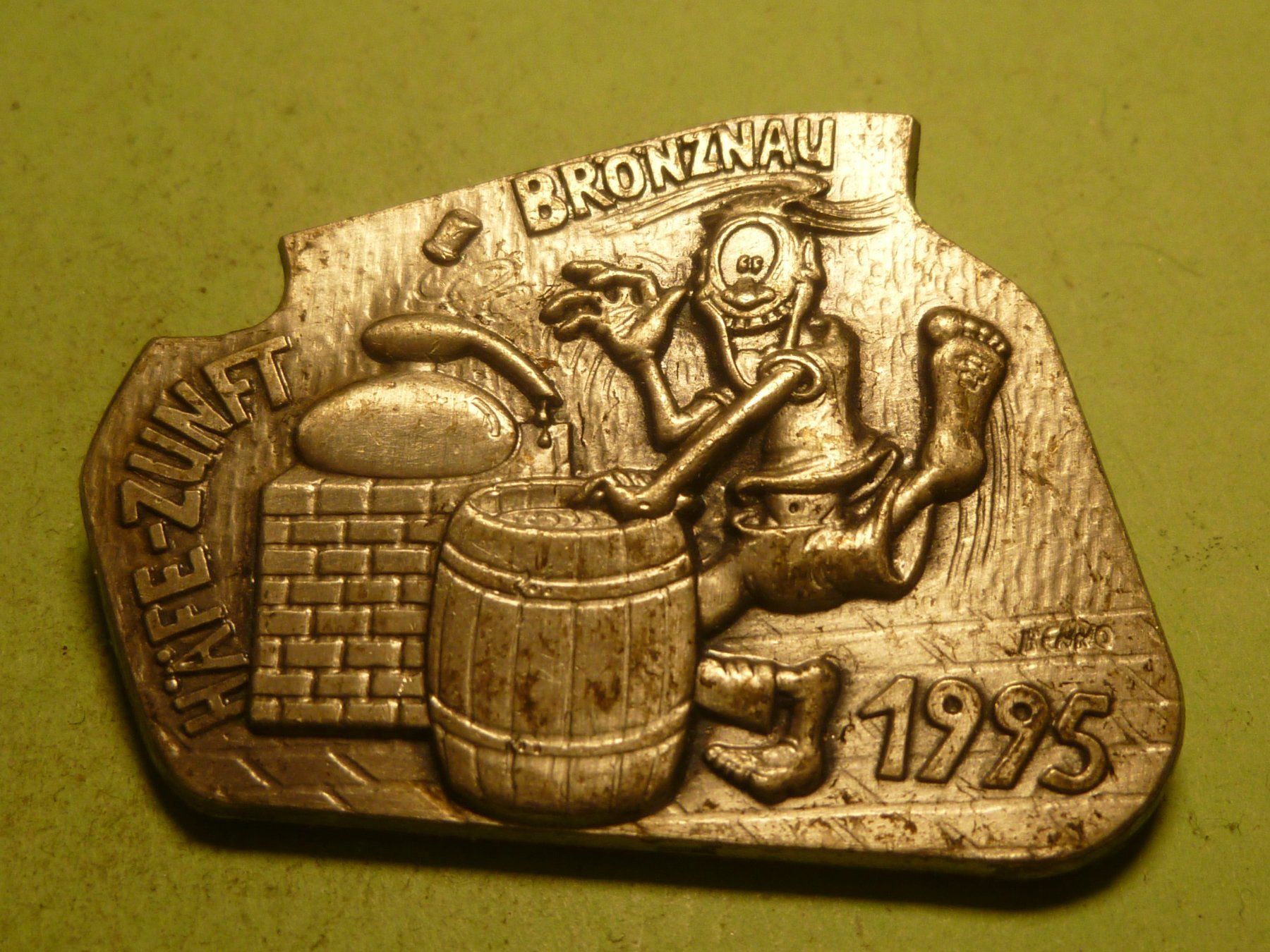 Placchette & Badge: BRÖNZNAU 1995 SILBER – Usato da Ried (Muotathal) venduto da Mandarin02