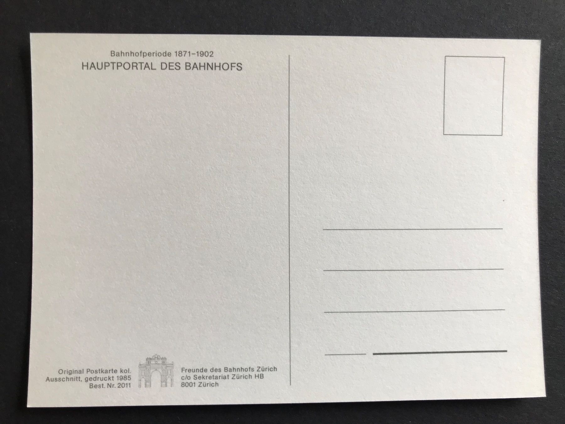 Cartoline postali: Bahnhofplatz Zürich – Nuovo (secondo la descrizione) da Feldmeilen venduto da Allerlei3112 1