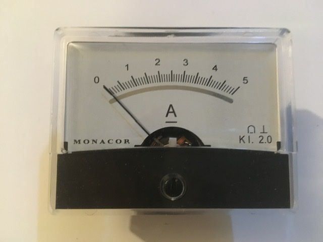 Messen: Drehspulinstrument 0-5A DC – Neu und originalverpackt aus Brugg AG von Pedro4