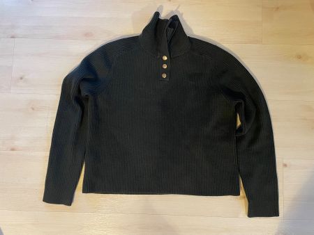 Dunkelgrüner Pullover von Mango