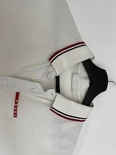Magliette Polo: Prada Poloshirt weiss – Usato da Bern venduto da luc_l6dp 1