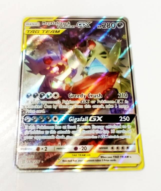 Sammelbilder & Trading cards: Mega Sableye & Tyranitar Tag team Gx – Gebraucht aus Bassersdorf von Aivil01