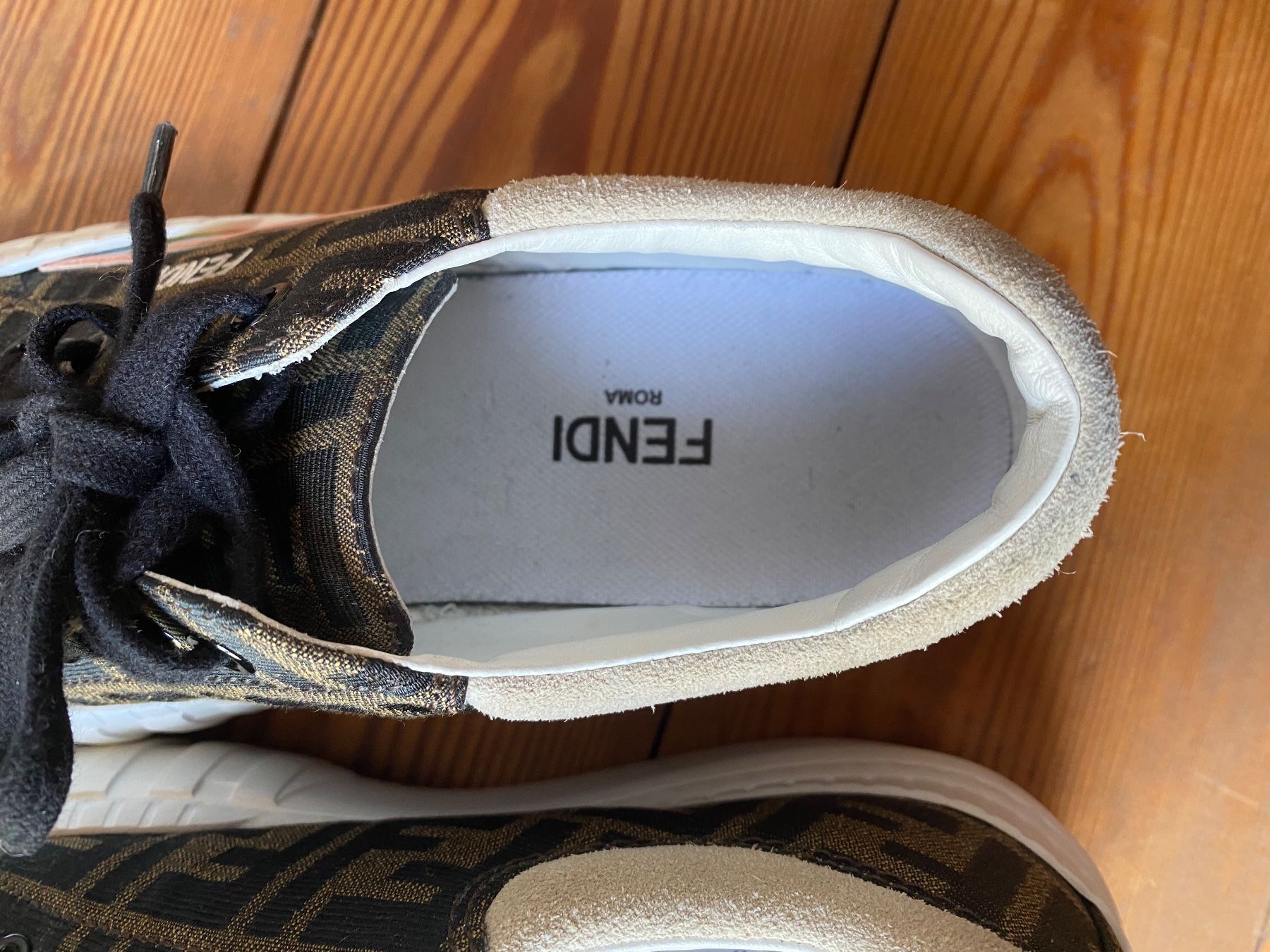 Fendi Scarpe da donna: Fendi Sneaker Fabric Jacquard FF Rainbow, GR. 38 – Nuovo (secondo la descrizione) da Grindel venduto da tsc_hb9b 2