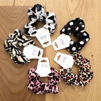 Haargummis Scrunchies Samt Set NEU