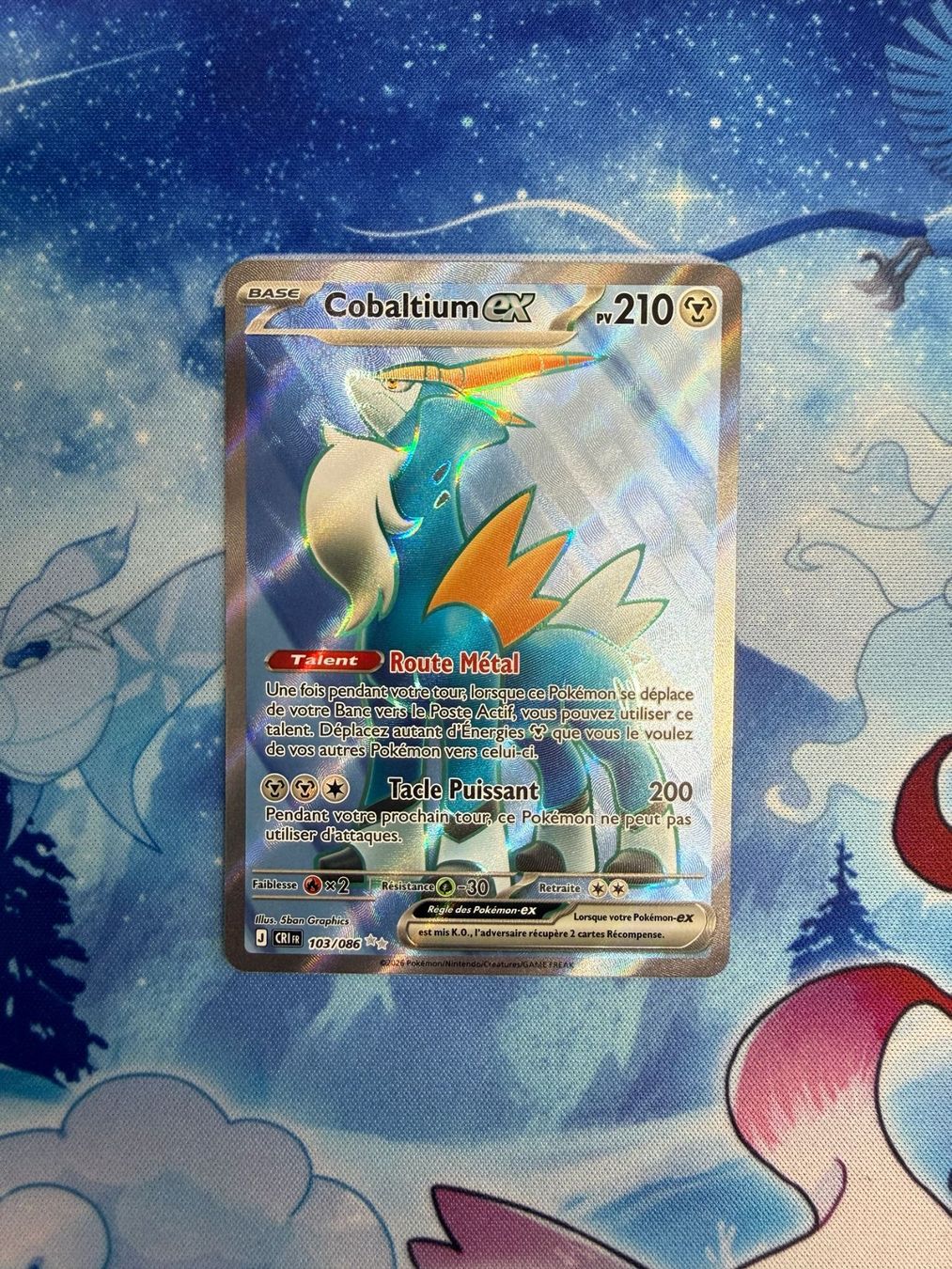 Pokémon Carte collezionabili: Cobaltium FA - CRI 103 FR – Nuovo (secondo la descrizione) da Courgenay venduto da ScamBoxOff