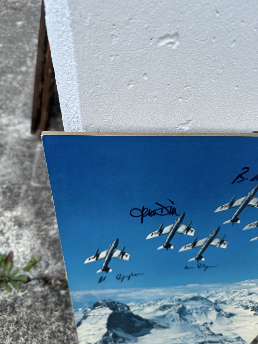 Foto & Immagini: Patrouille Suisse Bild Autogramme  – Usato da Villmergen venduto da Bezdupe 1