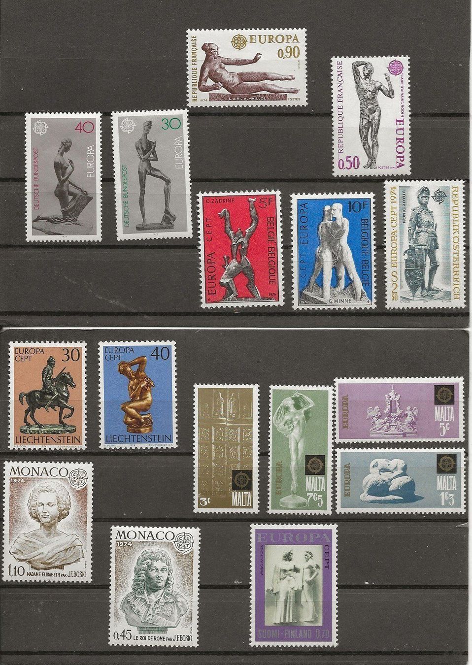 Alle Briefmarken: Europa 1974 Pays complets ** – Neu (gemäss Beschreibung) aus Sion von PierreP01 1
