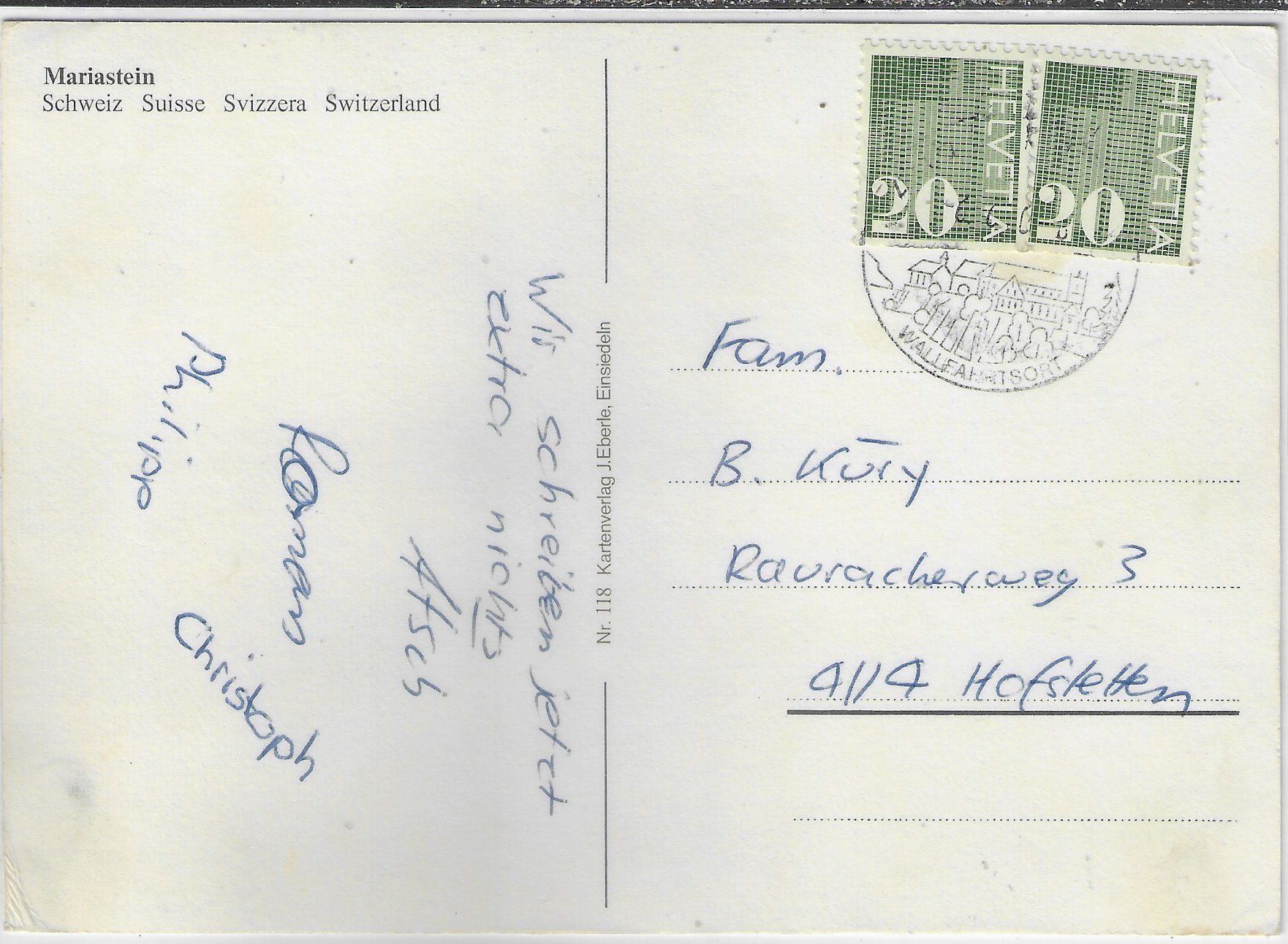 Ansichtskarten: Mariastein SO - Multiview – Gebraucht aus Ettingen von Kartenplanet 1