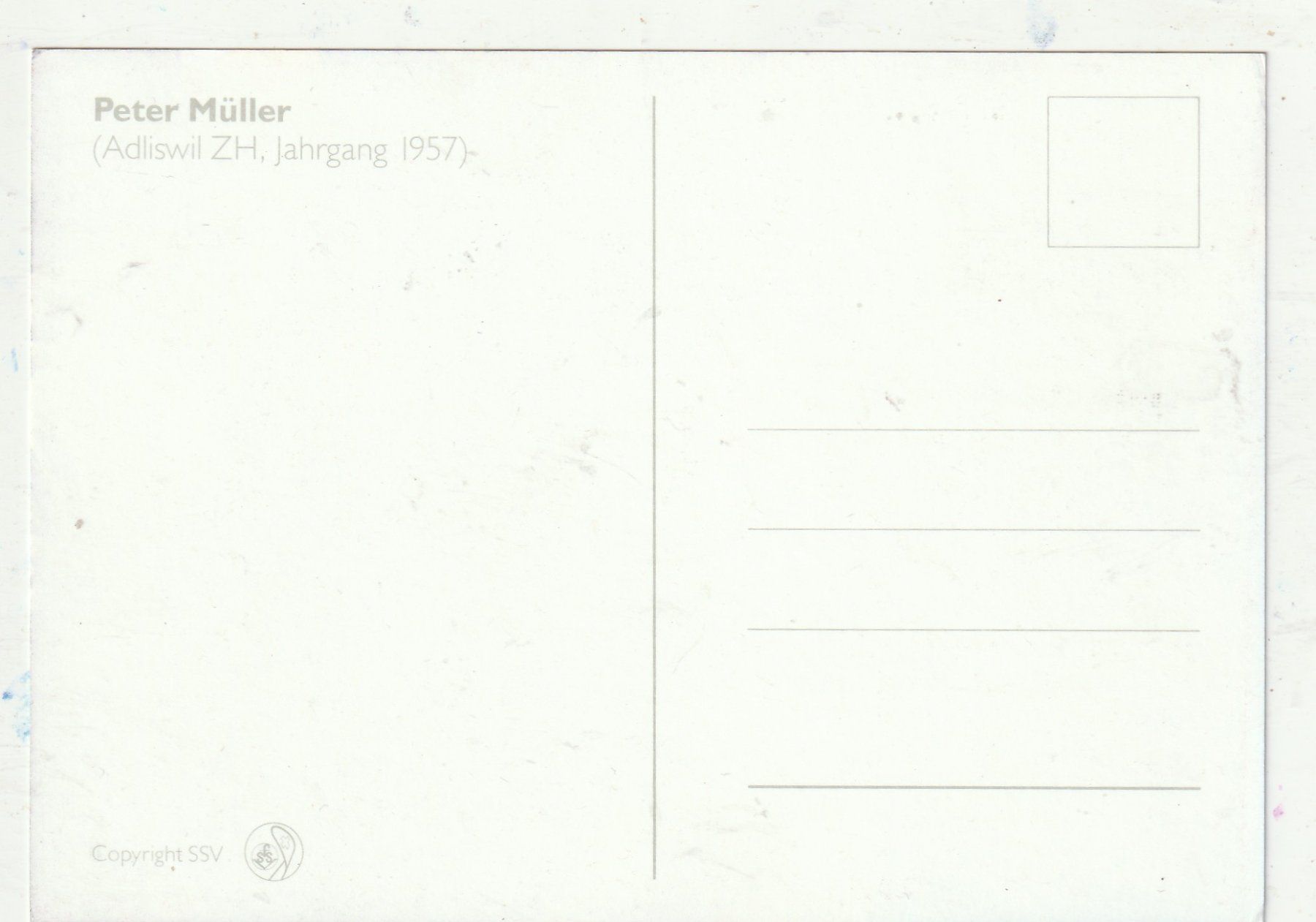 Cartes postales: Ehemaliger Skistar Peter Müller – D'occasion à Lumbrein par made02 1