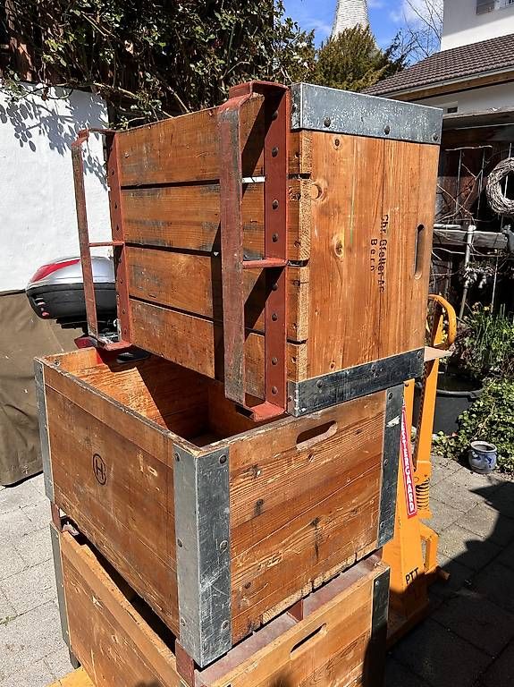Casse di trasporto: Paloxe Palettrahmen Hochbeet Palette – Usato da Reichenbach i. K. venduto da Arve70 3