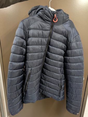 Steppjacke Superdry Fuji Sport dunkelblau gebraucht