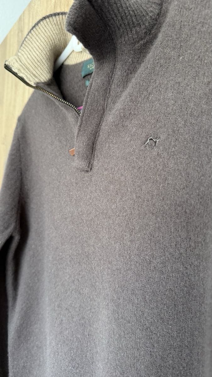 Maglioni & Felpe: Sacoor Brothers Pullover, Größe S, Lammwollmischung, Braun – Usato da Delemont venduto da ann_ftj8 4