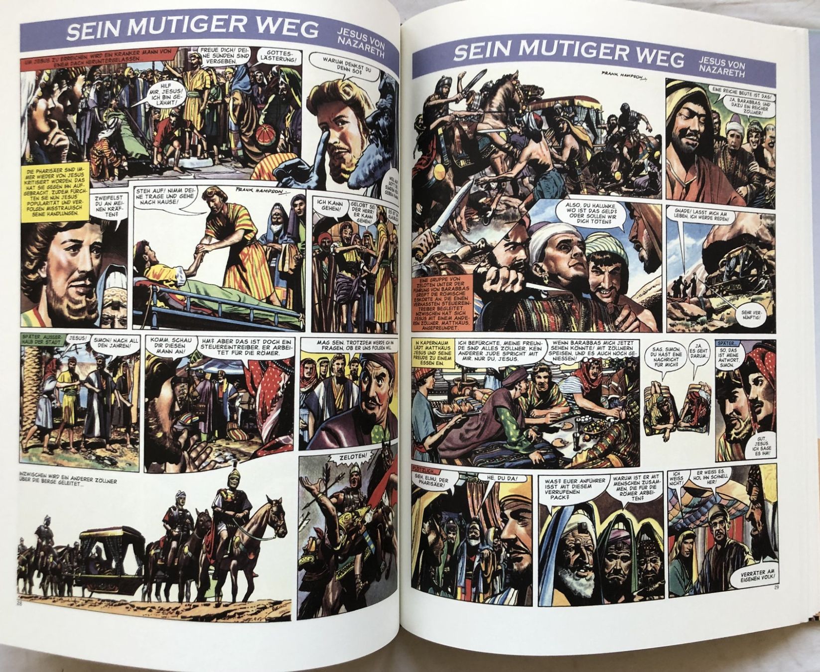 Fumetti: Jesus von Nazareth - Sein mutiger Weg - Comicalbum - HC – Usato da Schaffhausen venduto da durruti 3