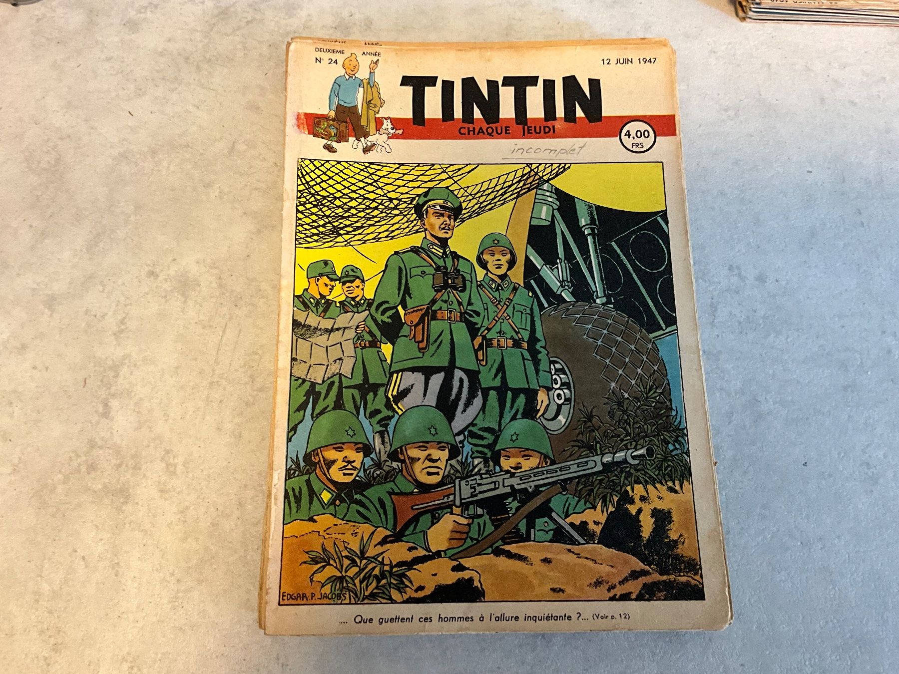 Fumetti: 27 x Tintin (Journal de) 1947 – Usato da Agriswil venduto da Ueli03 2