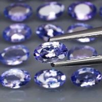 3 x Vrai VVS Natur Tansanit unbehandelt Edelstein 0.64ct tw.
