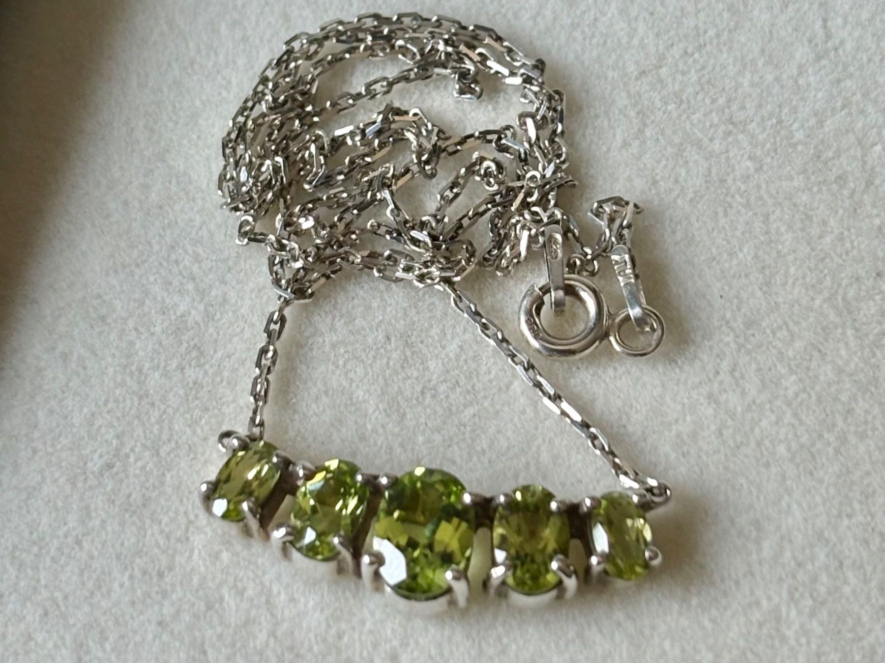 Pendentifs: Peridot Ketten-Anhänger, Silber 925 – Neuf (Voir description) à Brugg AG par lau_9rvy 5
