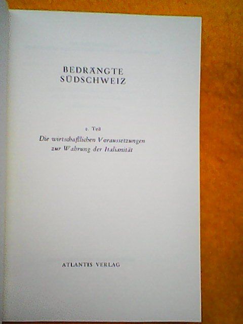 Libri: Ticino : 2 x Die Tessiner-Frage – Usato da Rümlang venduto da Vuvuzella 3