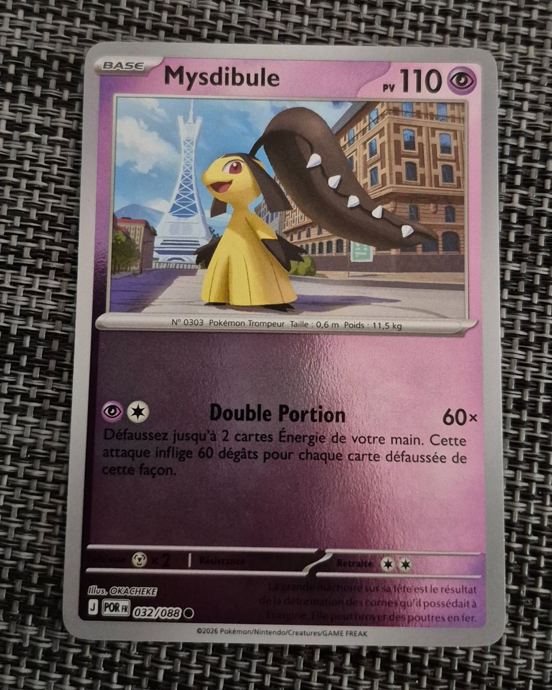 Pokémon Carte collezionabili: MYSDIBULE 032/088 REVERSE ÉQUILIBRE PARFAIT 2026 FRANÇAIS – Usato da Grand-Lancy venduto da luc111