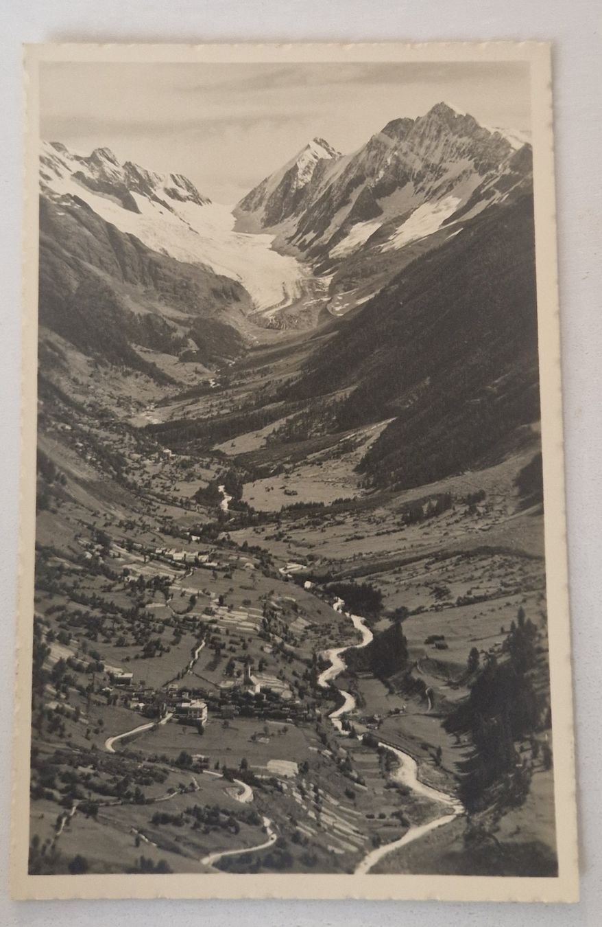 Cartoline postali: Lötschental, Langgletscher, Kippel – Usato da Ebikon venduto da Donar50