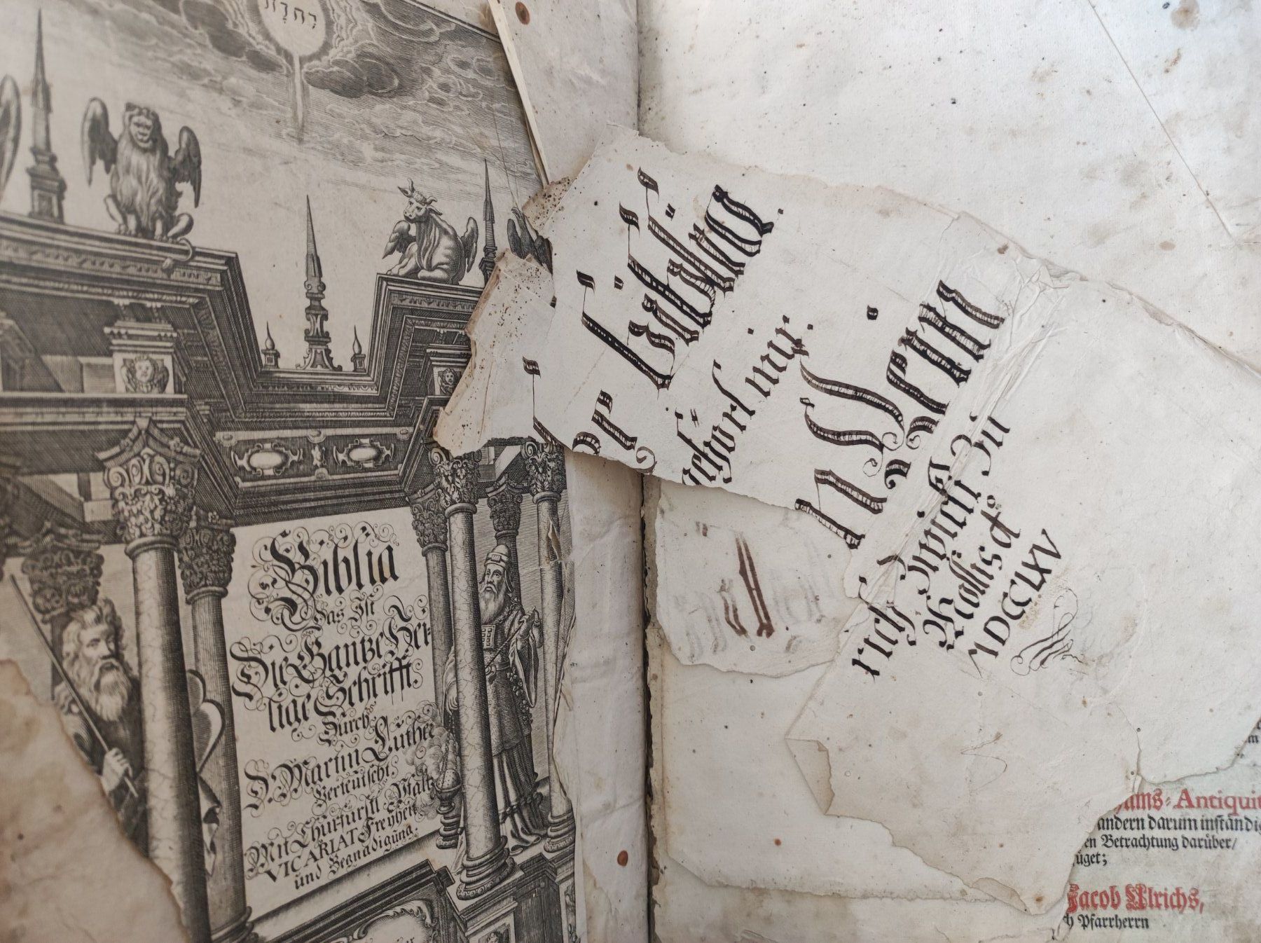 Libri: BIBLIA GERMANICA -  BASEL 1729 – Usato da Goldach venduto da Gaip 5
