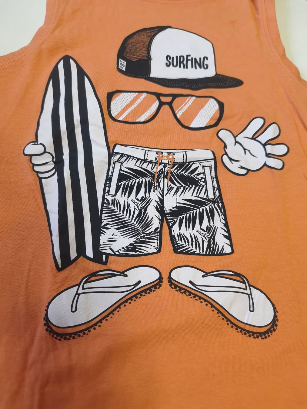 C&A Camicie, T-shirt & Polo: DEBARDEUR ORANGE – Nuovo (secondo la descrizione) da Mervelier venduto da ZORHA 1