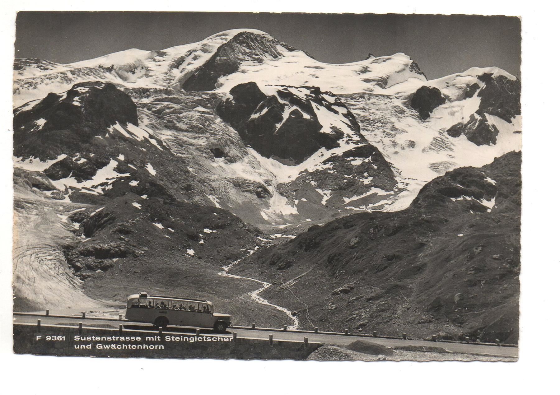 Cartes postales: SUSTENSTRASSE Steingletscher, Postauto – Neuf (Voir description) à Jona par philajona
