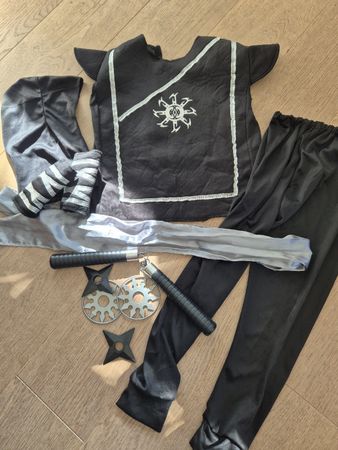 Ninja Kostüm Grösse 128 von Buttinette