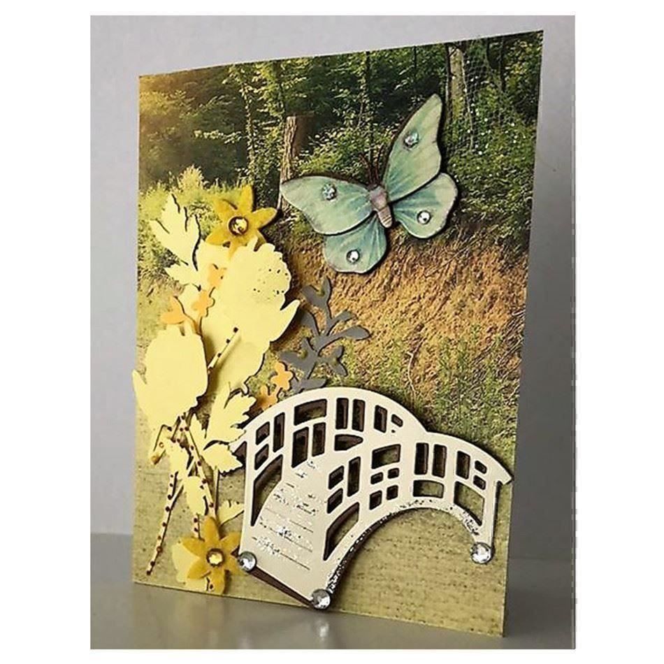 Sciablone: BRÜCKE STANZSCHABLONE – Nuovo e nell'imballaggio originale da Affoltern am Albis venduto da scrapbooking