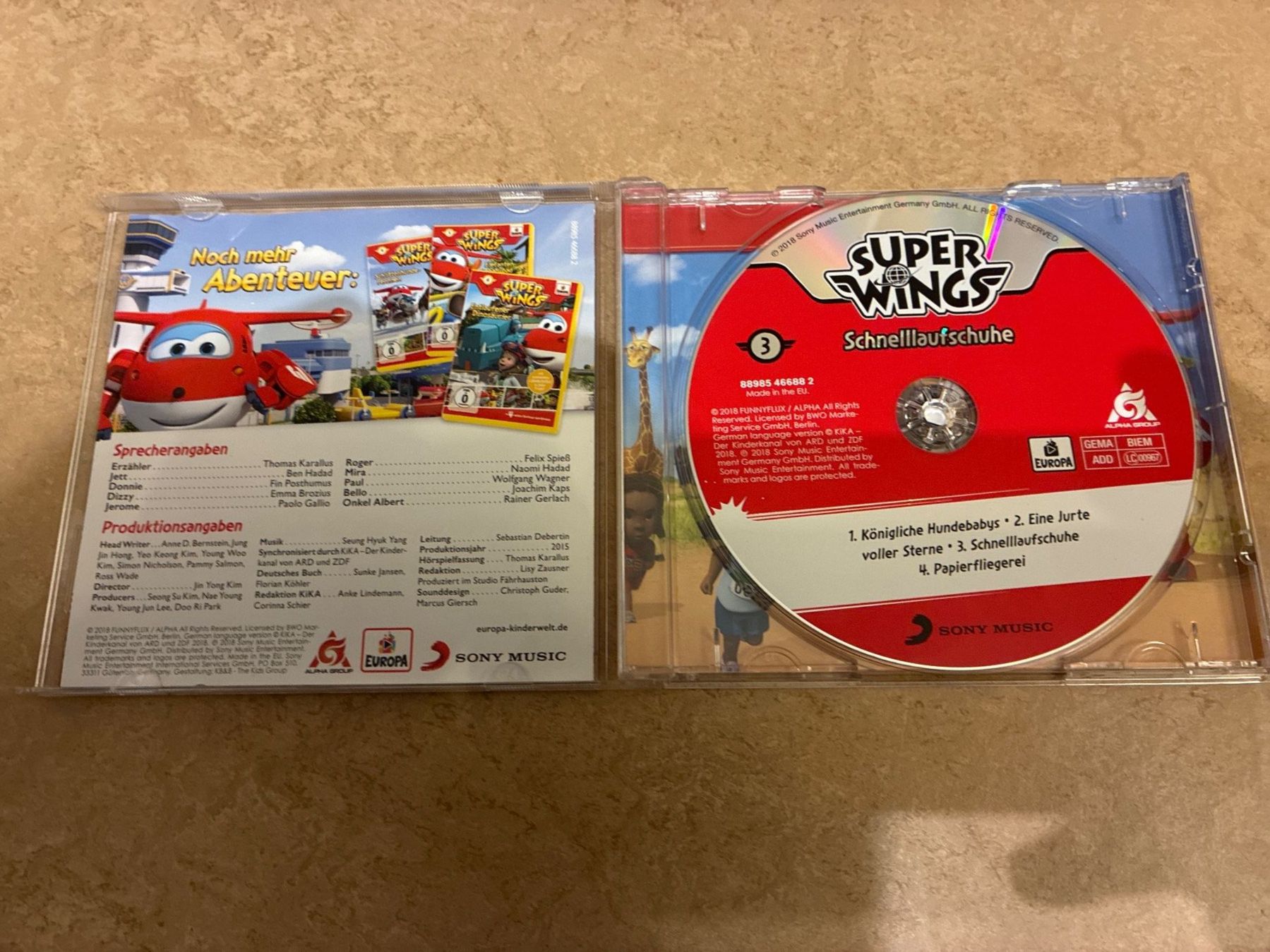 CD: CD- Super Wings- Vol.3 - Schnelllaufschuhe – Usato da Guntershausen venduto da Gloominati 2