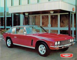 Originalprospektblatt von 1973 Jensen Interceptor