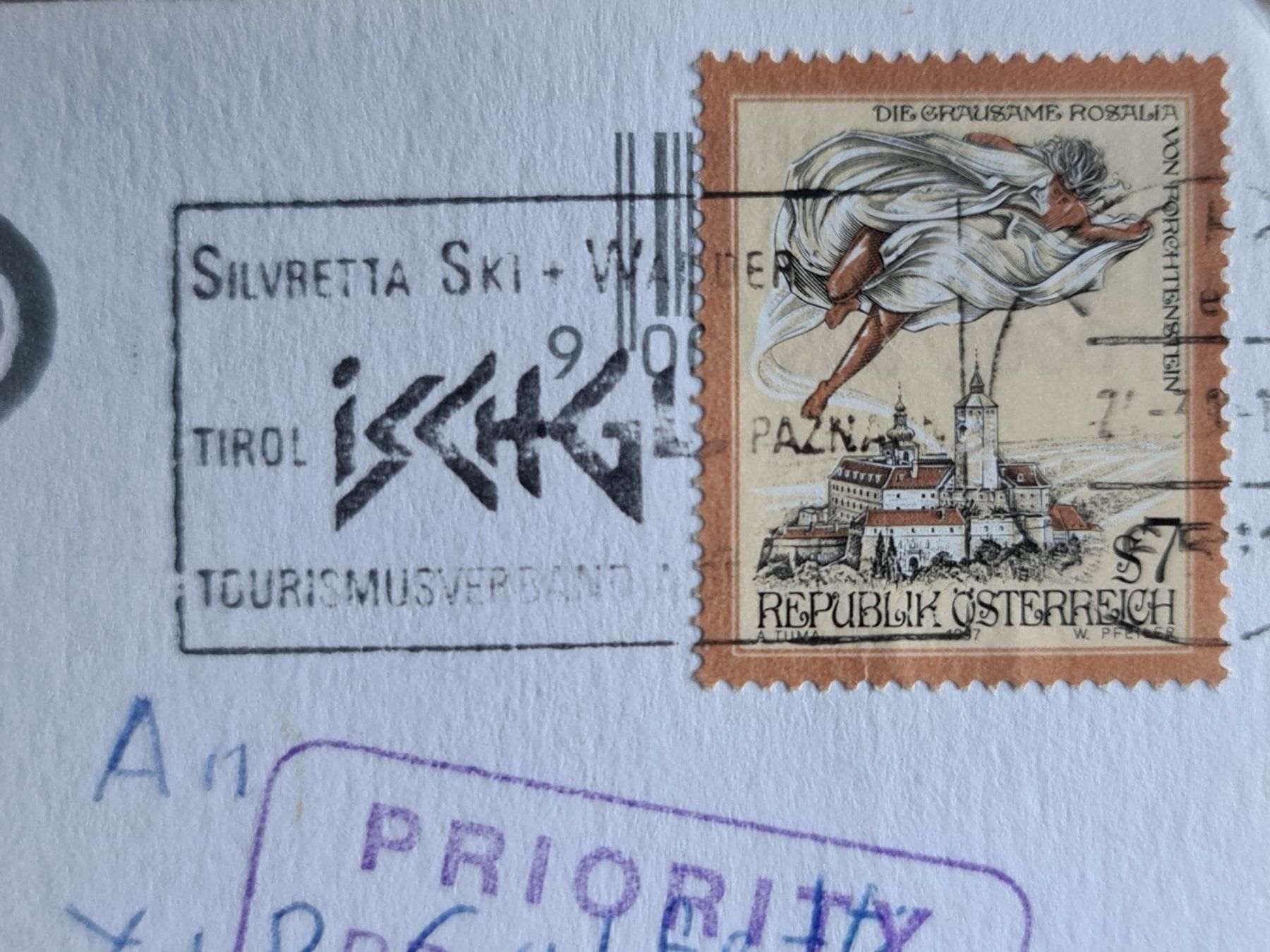 Cartoline postali: Ansichtskarte Ischgl Österreich – Usato da Dintikon venduto da Vexi 1