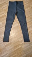 HOSE/LEGGINS GR. M38/ KUNSTLEDER INNEN GEFÜTTERT / OLIVE TON